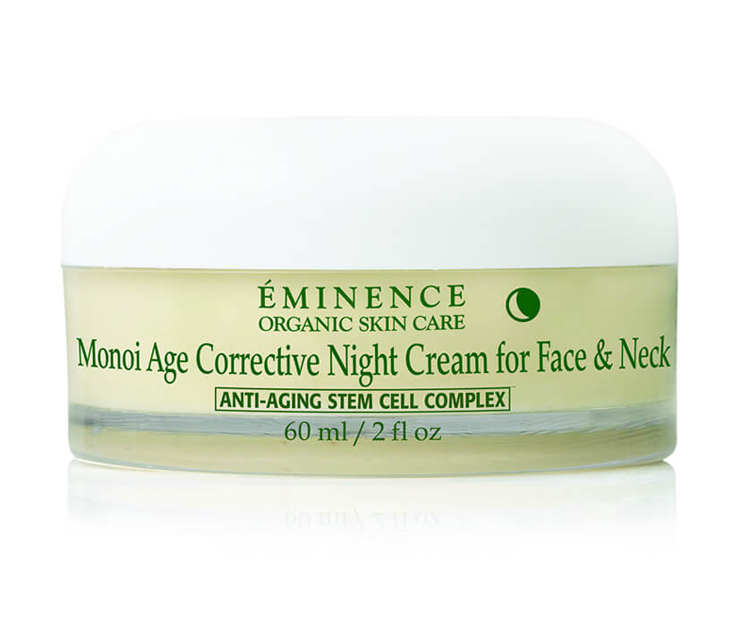 Eminence Organics Monoi Age Corrective Night Cream for Face & Neck 2 oz / 60 ml
